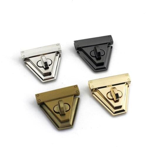 1pcs Metal Fashion Turn Lock Twist Lock Clasp Closure Parts for Leather Craft Women Bag Handbag Purse DIY Hardware Accessories