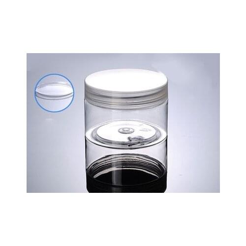 150G transparent PET cream bottle with clean lid cosmetic container cream bottle Cosmetic Packaging