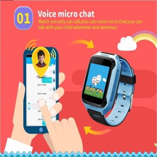 2019 Child Anti Lost SOS Call Location Tracker GSM GPS Kids smart watch Q528