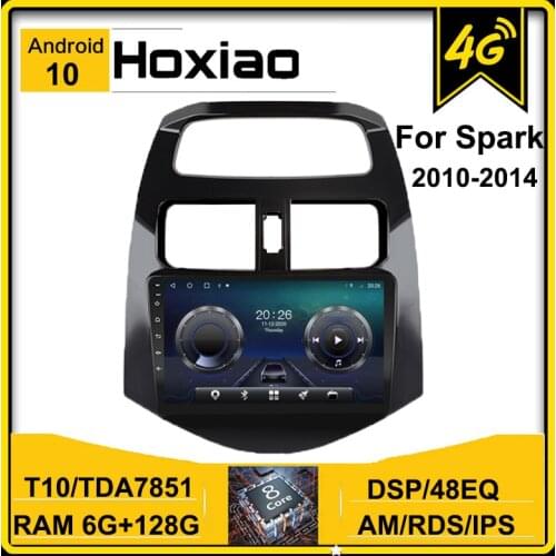 Android 8.1 10 All In One Navigation 2 DIN Car Audio Radio for Chevrolet Spark Beat M300 Creative 2010-2014 RDS DSP IPS WiFi