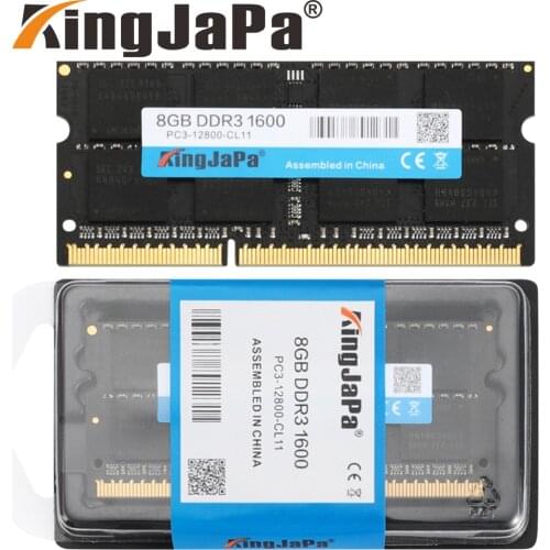 Brand KingJaPa Laptop Memory Ram DDR3 1600 1333 MHz 8GB 4GB 2GB For Notebook Sodimm Memoria Compatible with DDR 3 So-Dimm