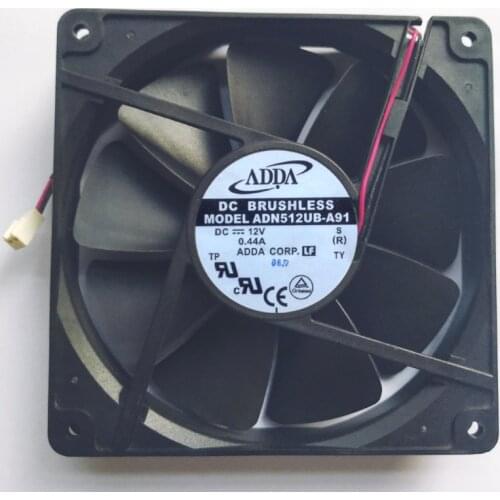 For ADDA ADN512UB-A91 13525 135x135x25mm 13.5cm DC 12V 0.44A dual ball bearing chassis fan