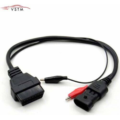 For Fiat 3pin Lancia FOR Alfa Romeo 3 pin OBD2 OBD 16 pin tool adapter cable