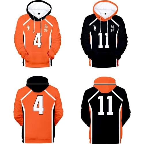 Haikyuu!! Character 3D Printing Men/Women Autumn Fashion Anime Hoodies Sweatshirt Long Sleeve Pullover Hoodie Plus Size