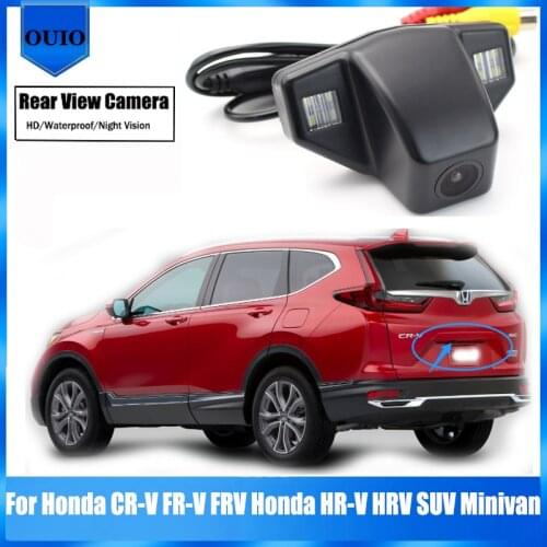 Rear View Reverse Back Up Parking Camera For Honda CR-V FR-V FRV Honda HR-V HRV SUV Minivan Hatchback License Plate Camera