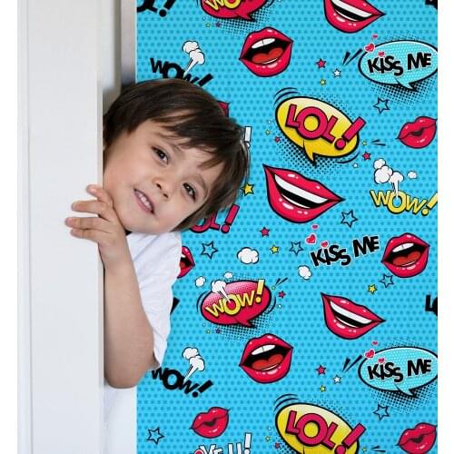 Foils adhesive furniture and walls rolls adhesive paper of various sizes, wrapping furniture tables kitchens cabinets 60x300cm