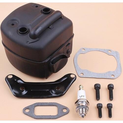 Exhaust Muffler Bracket Screw Gasket Set Fit HUSQVARNA 362 365 371 372 XP 365XP 371XP 372XP Chainsaw Parts 503 76 53-02