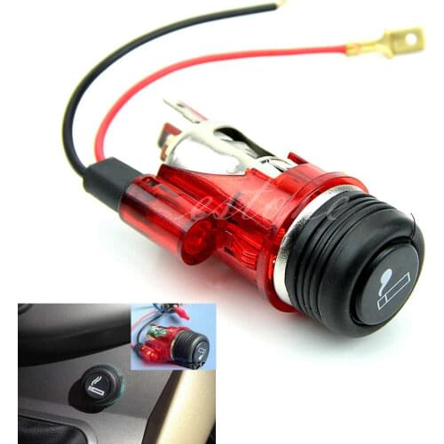 New 12V Waterproof Car Motorcycle Cigarette Lighter Power Socket Plug Outlet A0NE