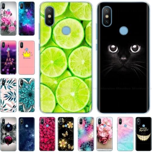 Silicone Phone Case for Xiaomi MI A2 Lite Case Cartoon Soft TPU Back Cover Phone Shell for Xiomi MI A2 MiA2 LITE Bumper Coque