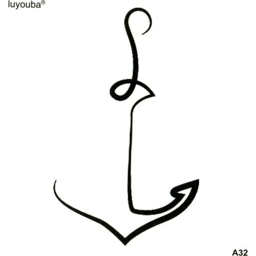 Anchor Tattoo Waterproof Temporary Tattoos Men Fake Tattoo Tatoo Temporary Stickers Sleeve Kids Tattoo