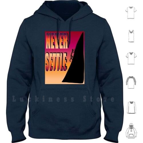 Never Settle hoodies long sleeve Hebrew Israelite Christian Christianitry Proverbs31 Virtuouswoman Blackwomen African