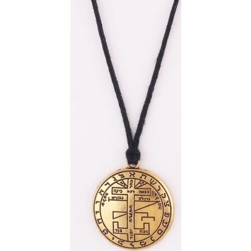 Rope Chain Viking Jewelry Necklace Traditional Rune And Pattern Shows Brave Warriors Zinc Alloy Also Provide Dropshipping