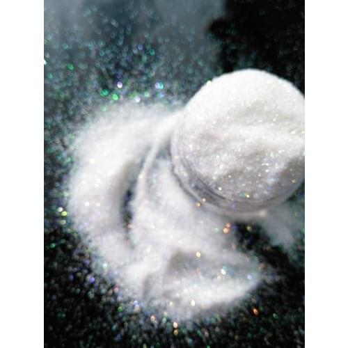 5g Pot White Holo Ultra Fine Glitter .008 - Craft Beautiful Glitter Nail art ice cream Sunday For Acrylic & Gel Application