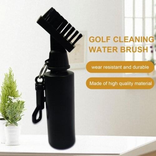 1 pc Golf cleaning supplies Portable detachable with lanyard ergonomic design automatic water outlet brush Golf club brush