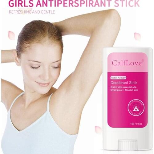 15g Womens Antiperspirant Stick Refreshing And Gentle Portable Size No Pigment No Preservatives Healthy And Gentle TSLM1