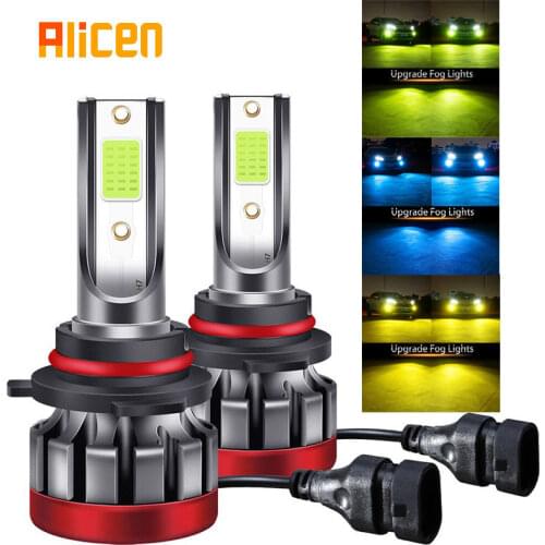 2 pcs Car fog lamp bulbs H11 H8 9006 HB4 9006 HB3 880 881 H27 5202 P13W, high quality, gold, ice blue, lime