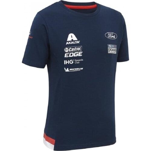 2021 Blue Racing Team Summer Fashion Casual Street Motorcycle T-shirt