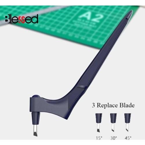 3 Replace Blade Craft Cutting Tools 360 Rotating Blade Paper-Cutter Craft Cutting Knife DIY Art Wear-Resisting Art Cutting Tool