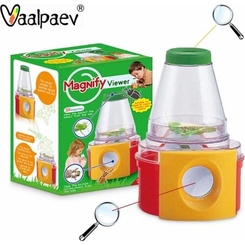 Biology Insect Doll Body Wing Specimen Magnify Viewer Homeschool Reading Glass DIY Educational Equipment Kids Toys Boy Magnifier