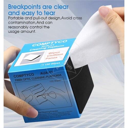 AUA-Y1 Fiber Clean Paper Fiber Cleaning Tool Dustfree Paper Fiber Optic Paper FTTH tools Free shipping