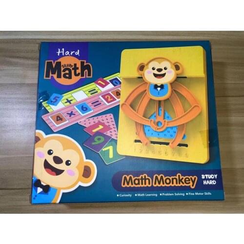 Funny Monkey Math Calculator for Girls & Boys, Educational Childrens Gift & Kids Learning Ages 3