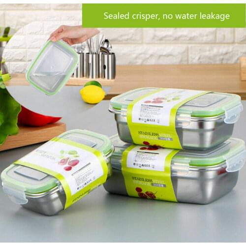 350ml/550ml/850ml Layers Storag Lunch Box Bento Food Container Stainless Steel Thermal Insulated