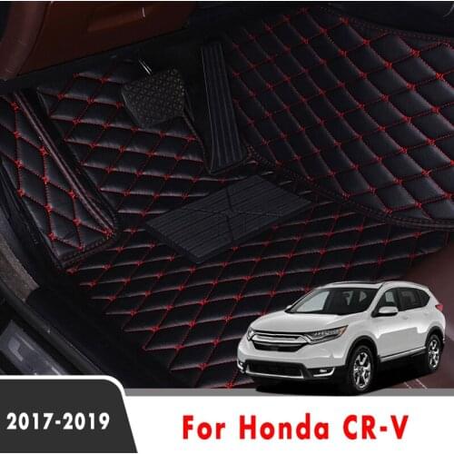 LHD Carpets Car Floor Mats For Honda CR-V CRV RW 5th Gen 2019 2018 2017 Auto Accessories Custom Decoration Protector Covers Rugs