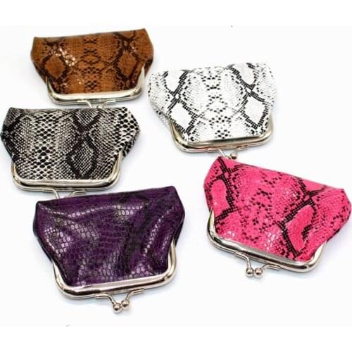 M198 Fashion Coin Purse For Women Serpentine Hasp Bag Women Girl Gift Wholesale