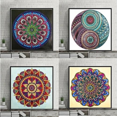 Special shape diamond painting flower DIY 5D part drill cross stitch kit crystal rhinestone art wall decoration mosaic
