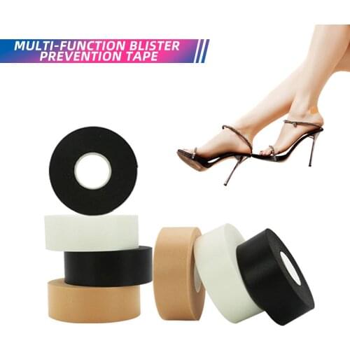 Heel Sticker Blister Tape Protector - Waterproof Adhesive Roll Support Padding Foam Strips Hand/Foot Spots Shoe Friction Pack