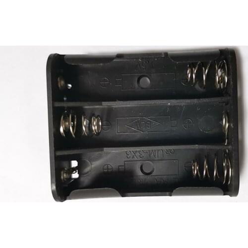 MasterFire 500pcs/lot Plastic 3 X 1.5V AA Battery Clip Holder With Pin Storage Box Case Container 3 Slots For 3 X AA Batteries