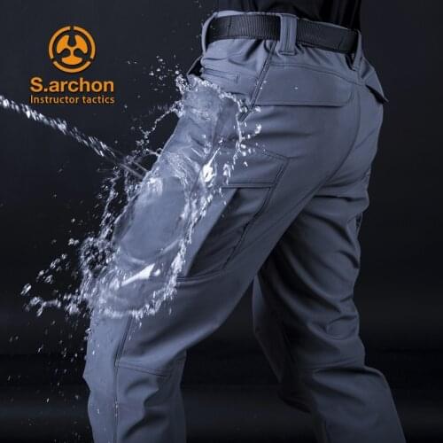 S.archon Instructor Tactics M2 plus velvet trousers fleecy pants mountaineering pants ski man multi pockets army combat pants