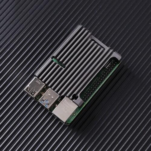 Protective Case Shell Housing Aluminum Alloy Enclosure Housing Cooling Heat Sink for Raspberry Pi 4 Model B 4B