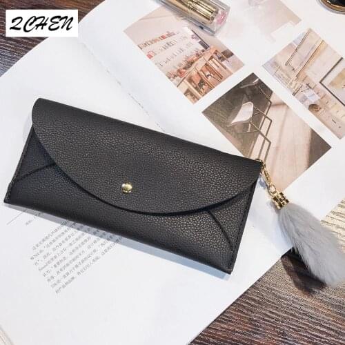 Women Long Wallet Purses Tassel Fashion Coin Purse Card Holder Female High Quality Clutch Money Bag PU Leather Wallets 315