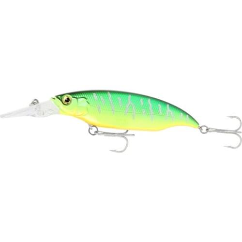 1PCS Fishing hard bait Floating Minnow Wobbler Long tongue fish bait 10.5cm/12g Artificial Crankbait Treble hook fishing tackle