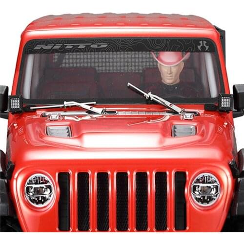 1 pair Simulation LED Headlights Spotlights DIY Searchlight for 1/10 Axial SCX10 III TRX4 TRX6 G63 RC Car Accessories