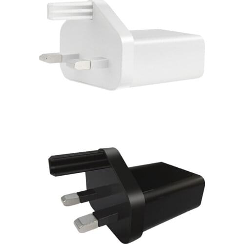 2pcs 5V 1A Cell Phone Charger UK Standard Single USB Charging Head