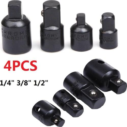 4Pcs/Set 1/4 3/8 1/2 Ratchet Wrench Socket Adapter Spanner Keys Set Converter Drive Reducer Air Impact Craftsman Ratchet Wrench