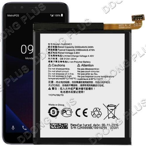TLP024C1 Battery For Alcatel Optus X Sleek 5080Q OT-5080Q Battery TLP024CJ TLP024CC Replacement Repair Part