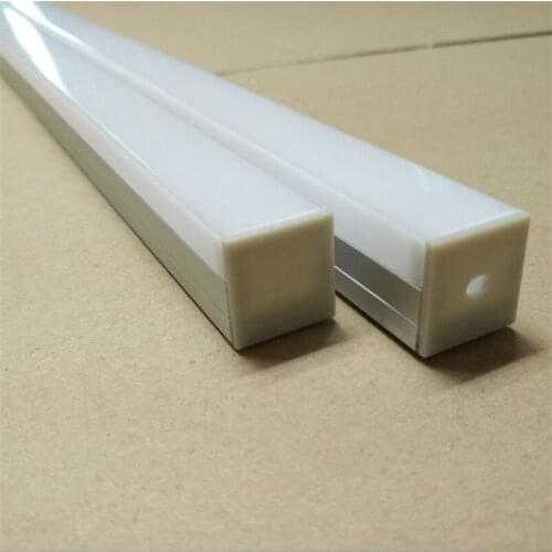 Free Shipping Wholesale Price High Quality Square Shape Aluminum Channel for LED Strips Housing 1M/Pcs