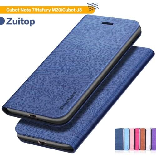 Wood grain PU Leather Phone Case For Cubot Note 7 Flip Case For Hafury M20 Cubot J8 Wallet Case Soft Silicone Back Cover