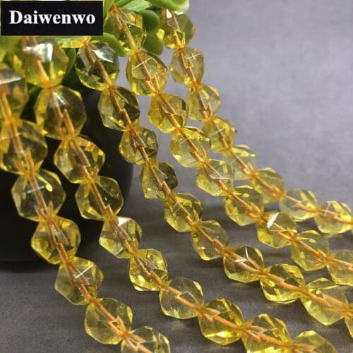 Citrine Yellow Quartz Beads 6/8/10mm Faceted Natural Stone Cut Gem DIY