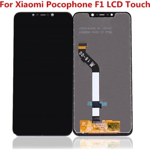 For Xiaomi Pocophone F1 LCD Display Touch Screen Digitizer Assembly with Frame for Xiaomi Poco F1 LCD Screen