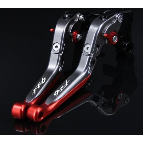 For Yamaha FZ6 FAZER 2004-2010 2005 2006 2007 2008 2009 Folding Extendable Motorcycle Brake Clutch Levers FZ 6 Accessories