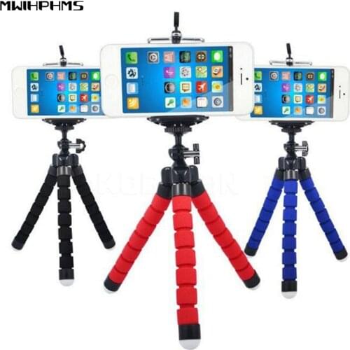 Flexible Octopus Tripod mini Car Phone Holder Bracket Selfie Stand Mount Monopod Styling Accessories For Mobile phone /camara