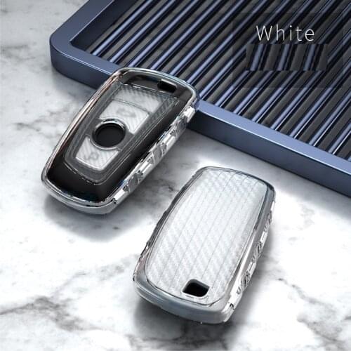 Carbon style TPU Car key Case key cover For BMW 520 525 f30 f10 F18 118i 320i 1 3 5 7Series X3 X4 M3 M4 M5 E34 E90 E60 E36