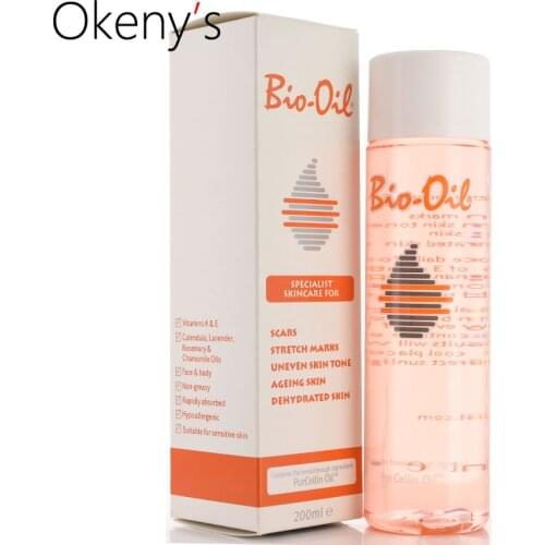200ml/Bottle Bio Oil Specialist Skincare Scars Stretch Marks Remover Cream Uneven Skin Tone Ageing Skin Dehydrated Purcellin Oil