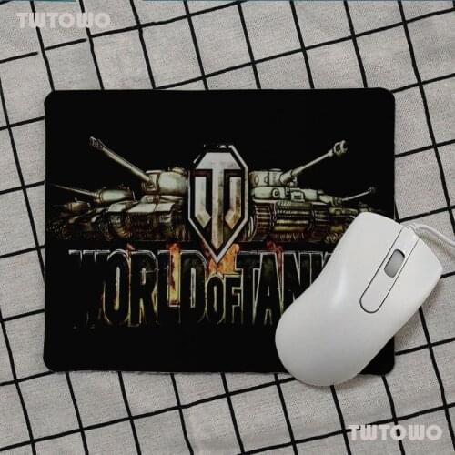 World of Tank logo small Mouse pad PC Computer mat Rubber PC Computer Gaming mouse pad anime mousepads desk pad
