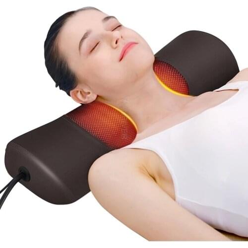 Newest Upgrade Neck Massager Air Compress Magnet Therapy Strong Heating Three Ways of Vibration Gift Health Care