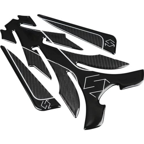 Motorcycle Carbon Fiber Fuel Oil Gas Tank Pad Protector Sticker Decal Universal fit for Yamaha/Honda/Kawasaki/Suzuki/Dukadi